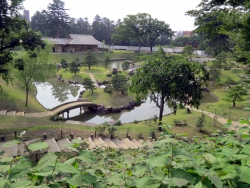 Der Gyokusen-Inmaru Garten im Burgpark.