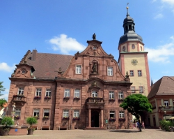 Das Rathaus in Ettlingen