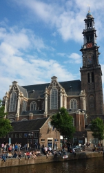Westerkerk neben dem Anne-Frank-Haus.